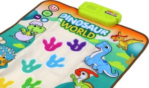 LeanToys Mata Taneczna Edukacyjna Interaktywna Dinozaury Światła Dźwięki 4
