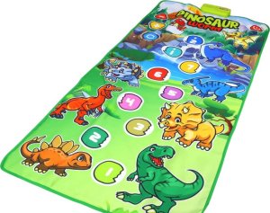 LeanToys Mata Taneczna Edukacyjna Interaktywna Dinozaury Dźwięki 2