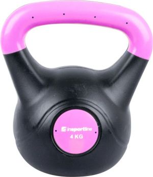 Kettlebell inSPORTline Dark bitumiczny 4 kg 2