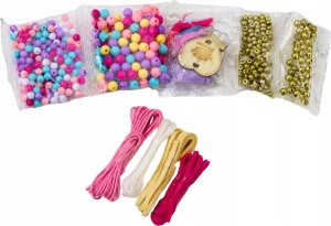 LeanToys Zestaw Do Tworzenia Bransoletek Pojemnik Koraliki Zawieszki 2