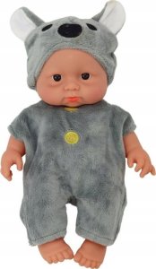 LeanToys Mała Lalka Bobas Siwe Ubranko Czapeczka Koala 2