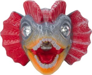 LeanToys Latarka Czołówka Dinozaur Regulowana Opaska 3 Diody Led 4