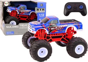 LeanToys Auto Terenowe Zdalnie Sterowane 2.4G RC 1:12 Truck Niebieski 1