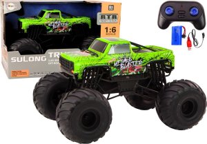 LeanToys Duże Auto Terenowe Zdalnie Sterowane 2.4G RC 1:6 Zielony 1