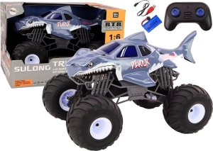 LeanToys Duże Auto Terenowe Zdalnie Sterowane 2.4G RC 1:6 Rekin 1