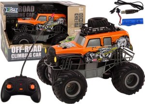 LeanToys Autko Zdalnie Sterowane RC Terenowe 1:16 Pomarańczowy 1