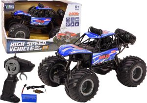 LeanToys Auto Terenowe Zdalnie Sterowane RC 1:8  Amortyzatory Niebieskie 1