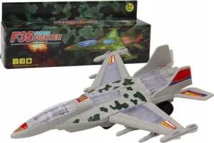 LeanToys Myśliwiec Militarny F35 Jeżdżący Światła Dźwięki Szary 1