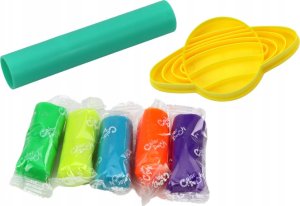 LeanToys Zestaw Plastyczny Ciastolina 8 Planet Foremki 5 Kolorów 2