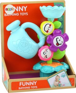 LeanToys Zabawka Do Kąpieli Dla Malucha Kwiatuszki Konewka Kolorowe 4