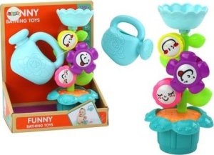 LeanToys Zabawka Do Kąpieli Dla Malucha Kwiatuszki Konewka Kolorowe 5