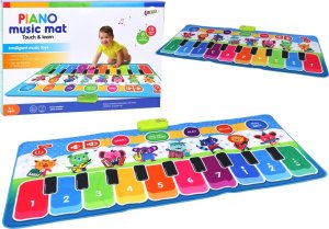 LeanToys Mata Muzyczna Interaktywna Edukacyjna Do Tańczenia Instrumenty Dźwięki 1