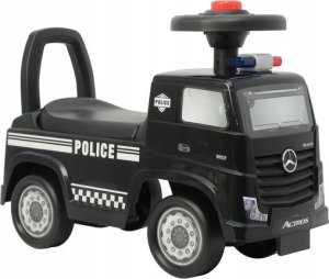 LeanToys Jeździk Mercedes Actros Policja 3316A Czarny 1