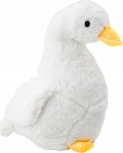 LeanToys Pluszowa Gęś Maskotka Biała Przytulanka Pluszak Kaczka 40 cm 2