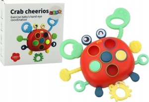 LeanToys Krab Sensoryczny Interaktywny Edukacyjna Zabawka Dla Dzieci Gryzak 1