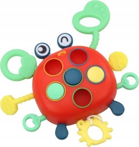 LeanToys Krab Sensoryczny Interaktywny Edukacyjna Zabawka Dla Dzieci Gryzak 3