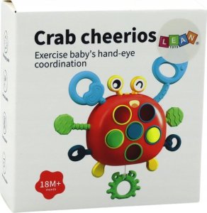 LeanToys Krab Sensoryczny Interaktywny Edukacyjna Zabawka Dla Dzieci Gryzak 4