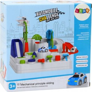 LeanToys Tor Przeszkód Interaktywny Parking Dla Dzieci Autka 4
