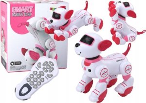 LeanToys Robot Pies Interaktywny Zdalnie Sterowany Tańczy Wykonuje Polecenia Różowy 1