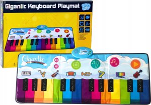 LeanToys Mata Taneczna Edukacyjna Tęczowe Pianinko Instrumenty 10 Melodii 1