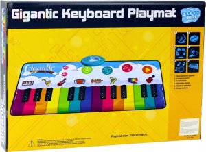 LeanToys Mata Taneczna Edukacyjna Tęczowe Pianinko Instrumenty 10 Melodii 3