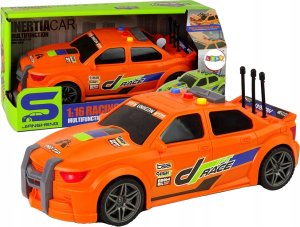 LeanToys Auto Sportowe Wyścigowe 1:16 Pomarańczowy Dźwięk 1