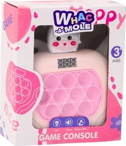 LeanToys Gra Pop-It Wac A Mole Jednorożec Światła Dźwięki Różowa Sensoryczna 3