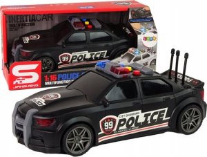 LeanToys Auto Sportowe Policja 1:16 Czarny Dźwięk 1