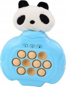 LeanToys ﻿Gra Pop-It Panda Pluszowa Konsola Zręcznościowa Wibracje Sensoryczna 2