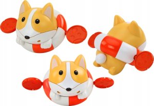 LeanToys Mechaniczna Zabawka Do Kąpieli Nakręcana Lisek w Kółku 2