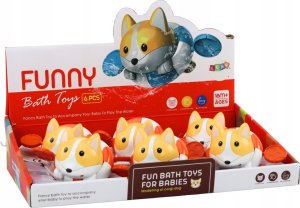 LeanToys Mechaniczna Zabawka Do Kąpieli Nakręcana Lisek w Kółku 3