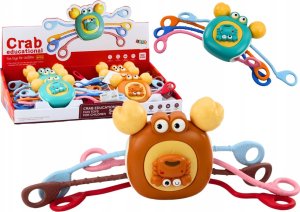 LeanToys Interaktywny Sensoryczny Krab Edukacyjny Gryzak Dla Dzieci 2