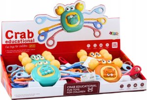 LeanToys Interaktywny Sensoryczny Krab Edukacyjny Gryzak Dla Dzieci 4