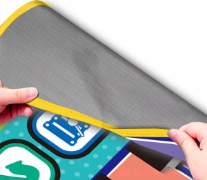 LeanToys Mata Taneczna Interaktywna Pianinko Instrumenty 60cm x 30cm 3