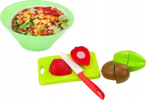LeanToys Zestaw Owoców Do Krojenia Sałatka Sztućce Taca Artykuły Spożywcze 25 ele. 3