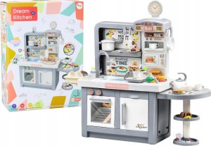 LeanToys Kuchnia Marzeń Dla Dzieci Światła Dźwięki Para Akcesoria Szara 2