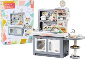 LeanToys Kuchnia Marzeń Dla Dzieci Światła Dźwięki Para Akcesoria Szara 4