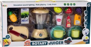 LeanToys Zestaw Elektryczny Blender Owoce Do Krojenia Światła Dźwięki 4