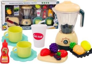 LeanToys Zestaw Elektryczny Blender Owoce Do Krojenia Światła Dźwięki 5