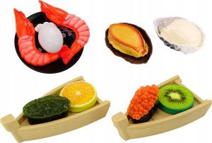 LeanToys Zestaw Zabawkowy Do Sushi Akcesoria Krewetki Dla Dzieci 24 ele. 2