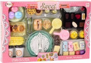 LeanToys ﻿Cukiernia Kawiarnia Zestaw Słodycze Figurki Kawa Ciasto 50 ele. 3