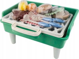 LeanToys Zestaw Do Grillowania Grill Jedzenie Sztućce Talerzyki Filiżanki 3