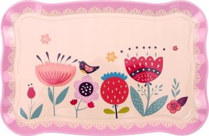 LeanToys Zestaw Do Kawy Herbaty Filiżanki Czajnik Taca Różowy Kawiarnia 12 ele. 3