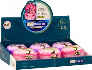 LeanToys Zestaw Kuferek Szkatułka Serduszko Pudełko Na Biżuterię Akcesoria MIX 4