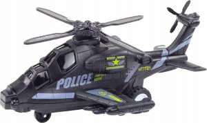 LeanToys Helikopter Policyjny Biały lub Czarny Napęd Frykcyjny Światło i Dźwięk 3