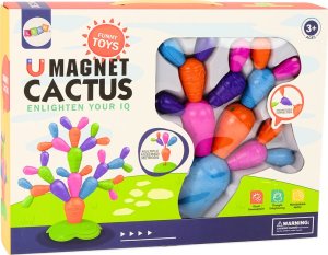 LeanToys Magnetyczny Kaktus Klocki Konstrukcyjne 16 Elementów 3