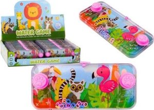 LeanToys Gra Wodna Konsola Zręcznościowa Różowa Flaming Lemur Pad Kółeczka 4