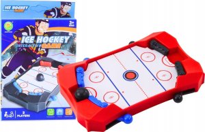 LeanToys Gra Zręcznościowa Mini Gra Hockey Czerwona 1