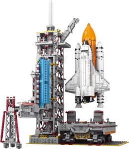 LeanToys Zestaw Klocków Stacja Kosmiczna Rakieta Satelity 4392 El 2