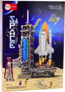 LeanToys Zestaw Klocków Stacja Kosmiczna Rakieta Satelity 4392 El 3
